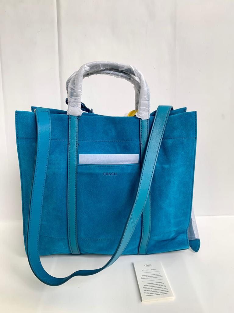 Fossil carmen shopper blue online