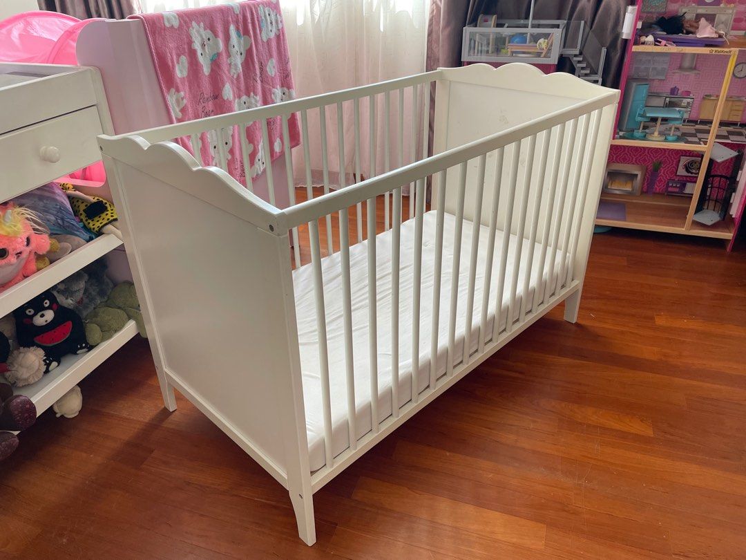 Free IKEA baby cot, Babies & Kids, Baby Nursery & Kids Furniture, Cots ...