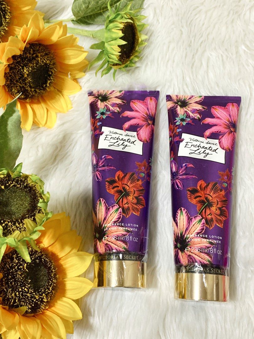 Victoria secret shop enchanted lily lotion