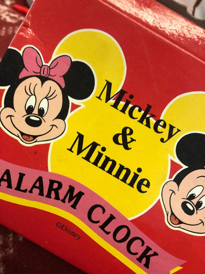 FREE TRACKED SHIPPING AND NEW! Official Disney Minnie Mouse Alarm Clock, Furniture & Home Living