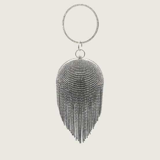 Fringe Disco Ball Evening clutch bag on Carousell