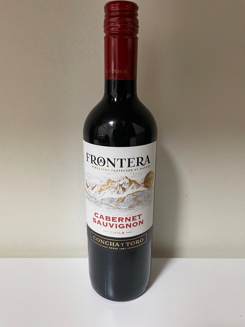 frontera Cabernet Sauvignon red wine alcohol Chile 12% 750ml, Food ...