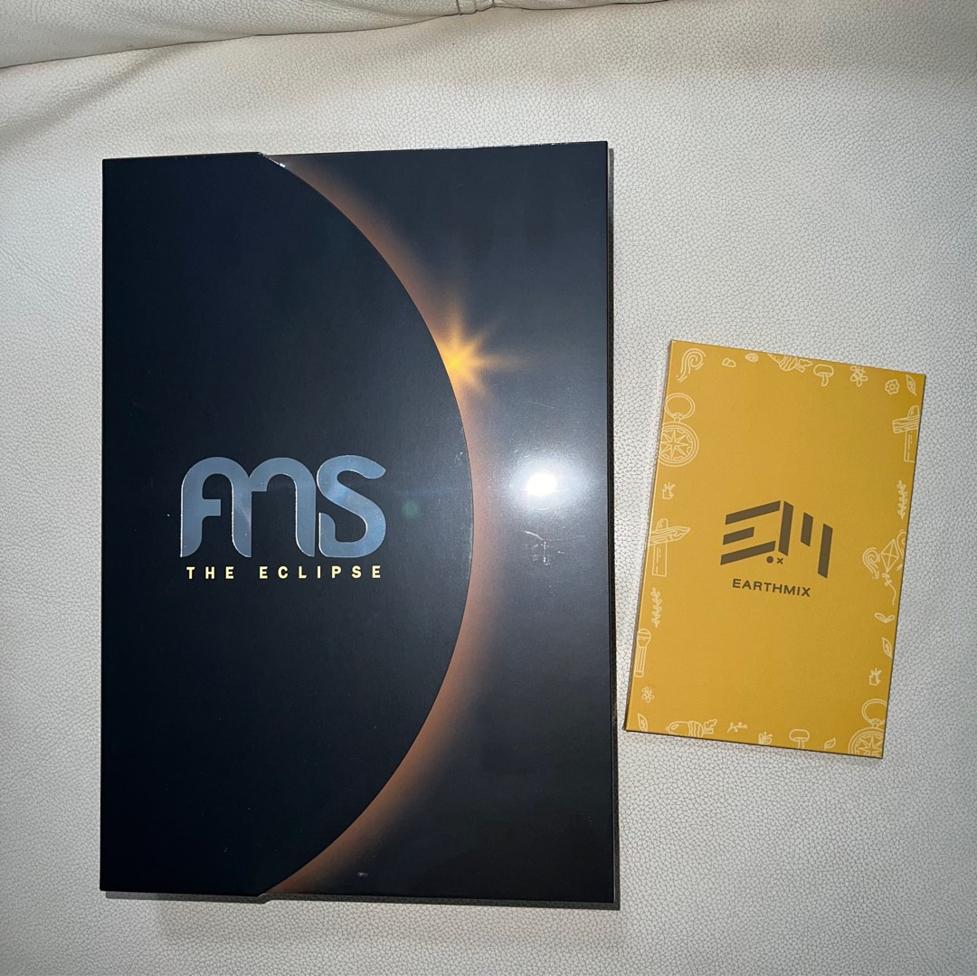 GMMTV (FIRSTKHAOTUNG) The Eclipse 🌓 Series Official Boxset (SEALED) 🥰 +  EarthMix FFF Postcard Set 🌏
