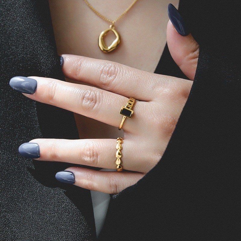 Modern Onyx Ring Women s Fashion Jewelry Organisers Rings on