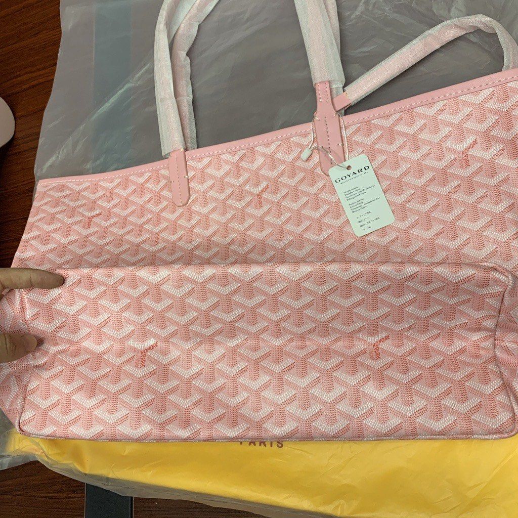 Goyard Mini Tote Pink, 女裝, 手袋及銀包, Tote Bags - Carousell