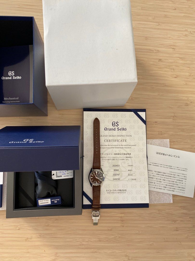 Grand Seiko SBGW293, mint condition and complete set, Luxury, Watches on  Carousell