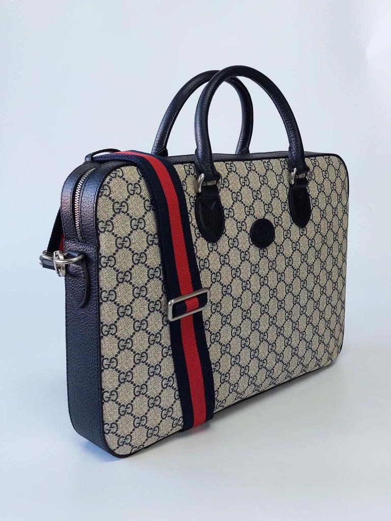 Gucci GG Monogram laptop bag