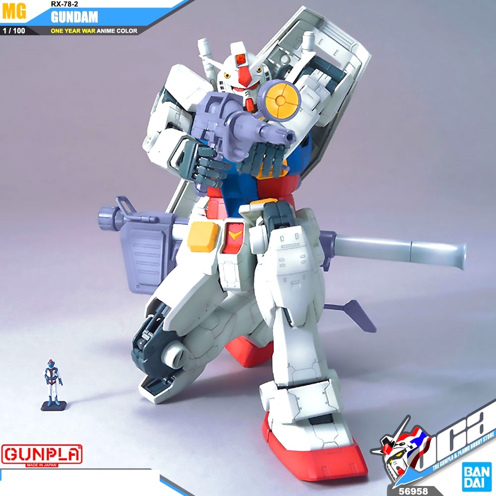 全新未砌BANDAI MG 1比100 RX78 RX 78 一年戰爭One Year War Version