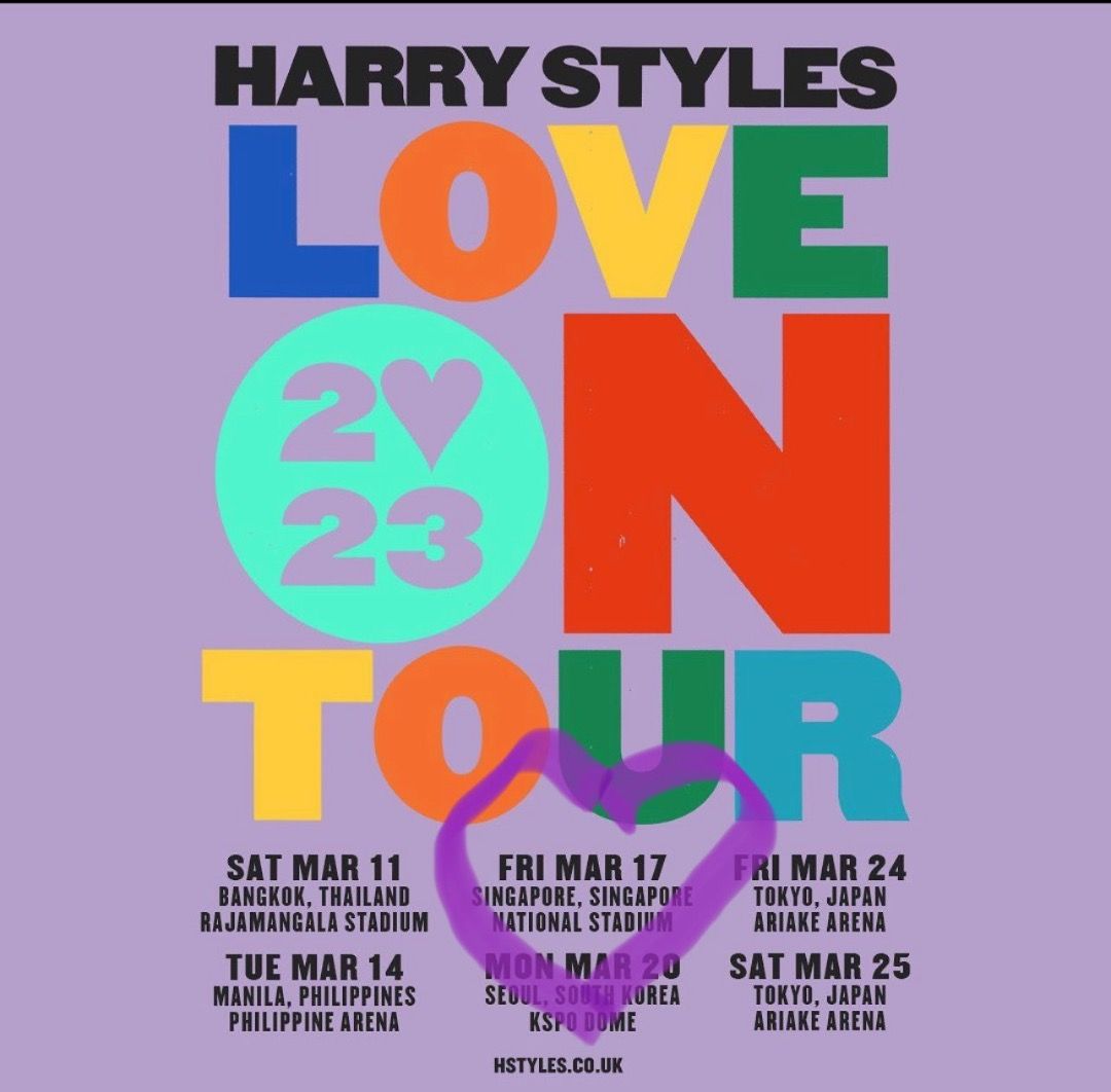 Harry Styles Love on Tour One PB5 Ticket, Tickets & Vouchers, Event