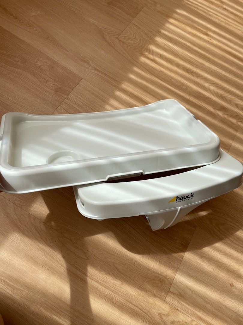 6-24 Months Highchair Tray Hauck Alpha+ 3-in-1 Highchair Tray Set -  Includes Removable Insert, Seat Reducer & Adjustable Tray (Grey) Toddler High  Chair