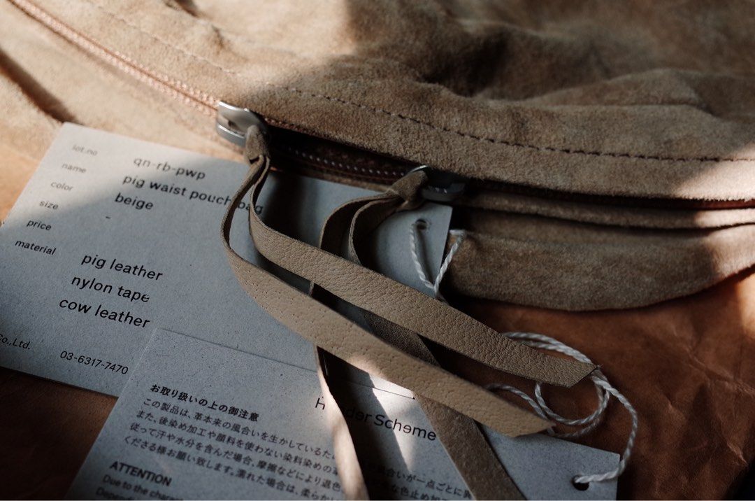 Hender Scheme pig waist pouch bag, 男裝, 袋, 腰袋、手提袋、小袋