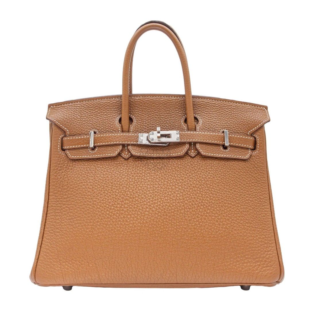 New Hermes Birkin 25 etoupe togo , Luxury, Bags & Wallets on Carousell