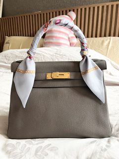 Hermes Kelly 28 etain gold hardware