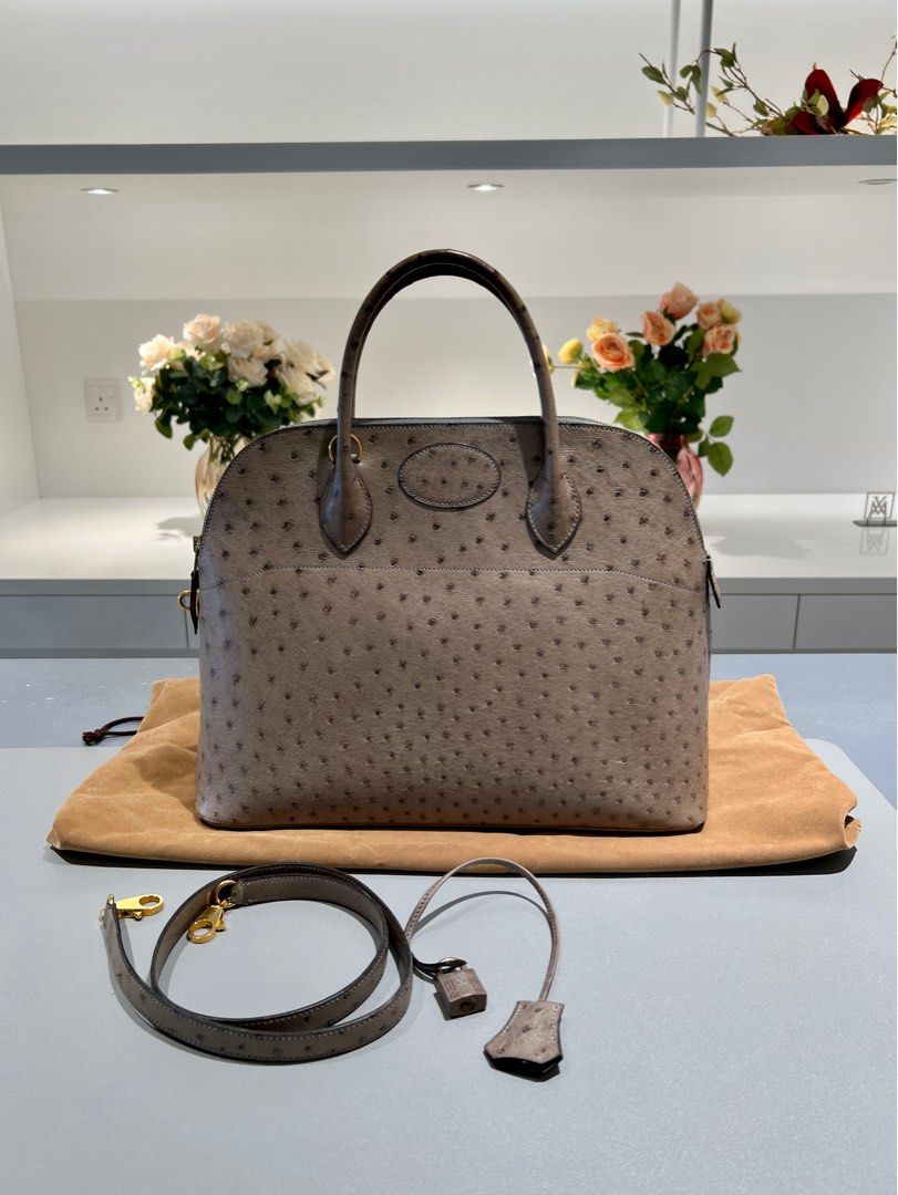 Hermes bolide ostrich outlet