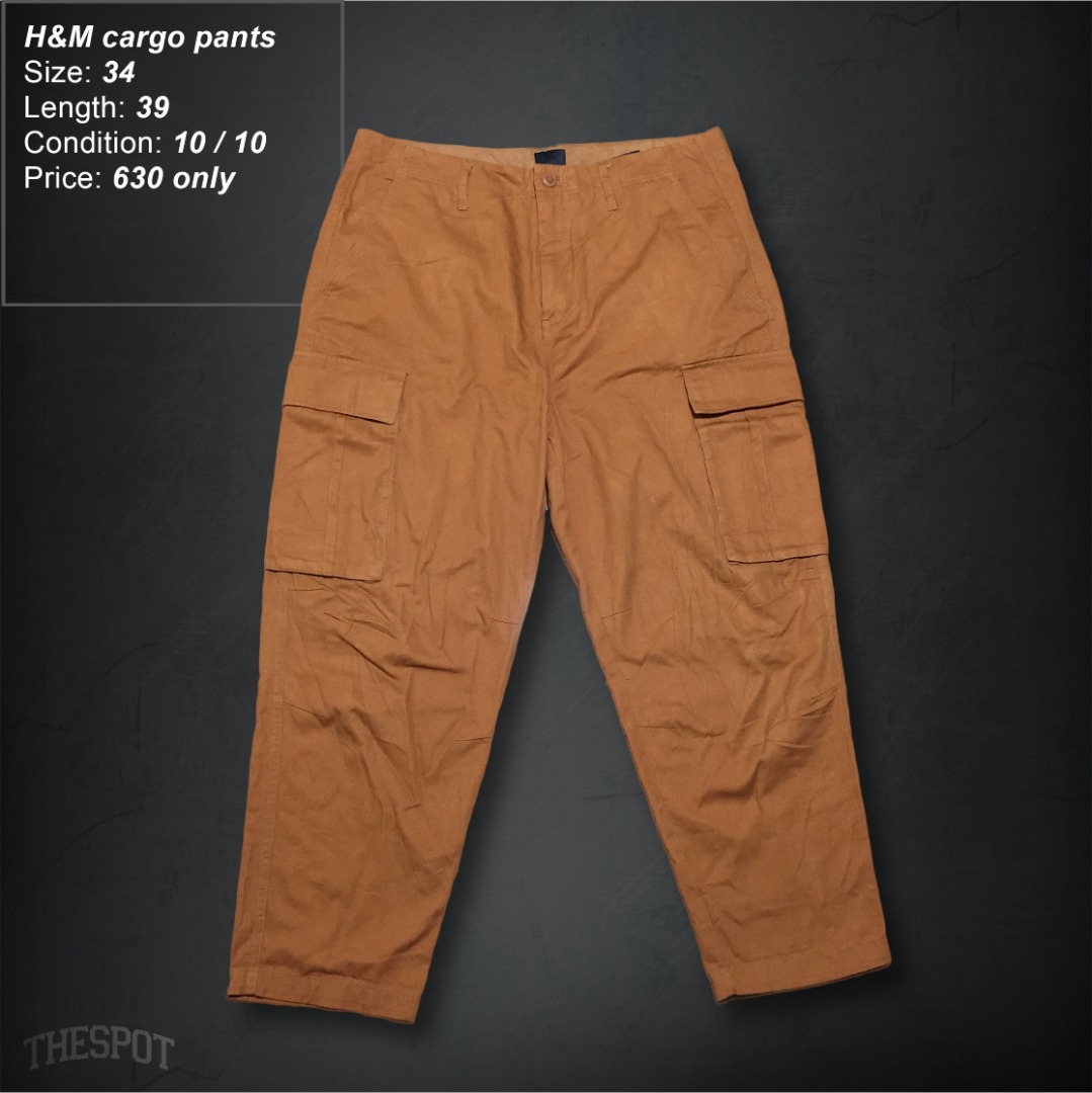 H and m on sale cargo pants men