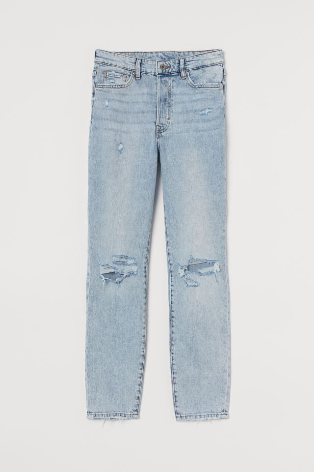 mom high ankle jeans