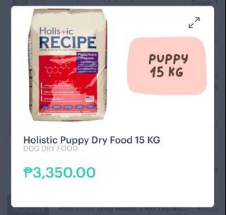 Holistic Recipe Dog Food