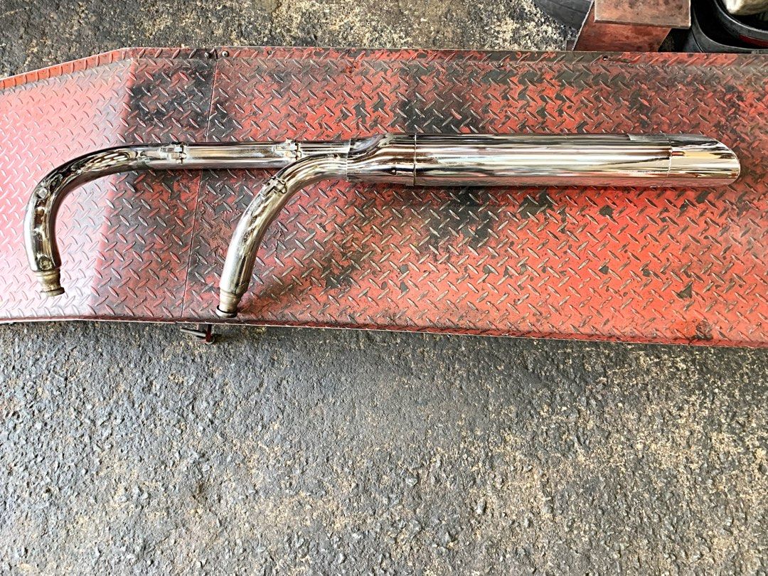 Honda Shadow Exhaust, Motorcycles, Motorcycle Accessories on Carousell