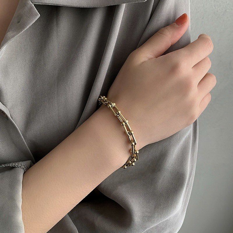 Chain link hotsell bracelet womens