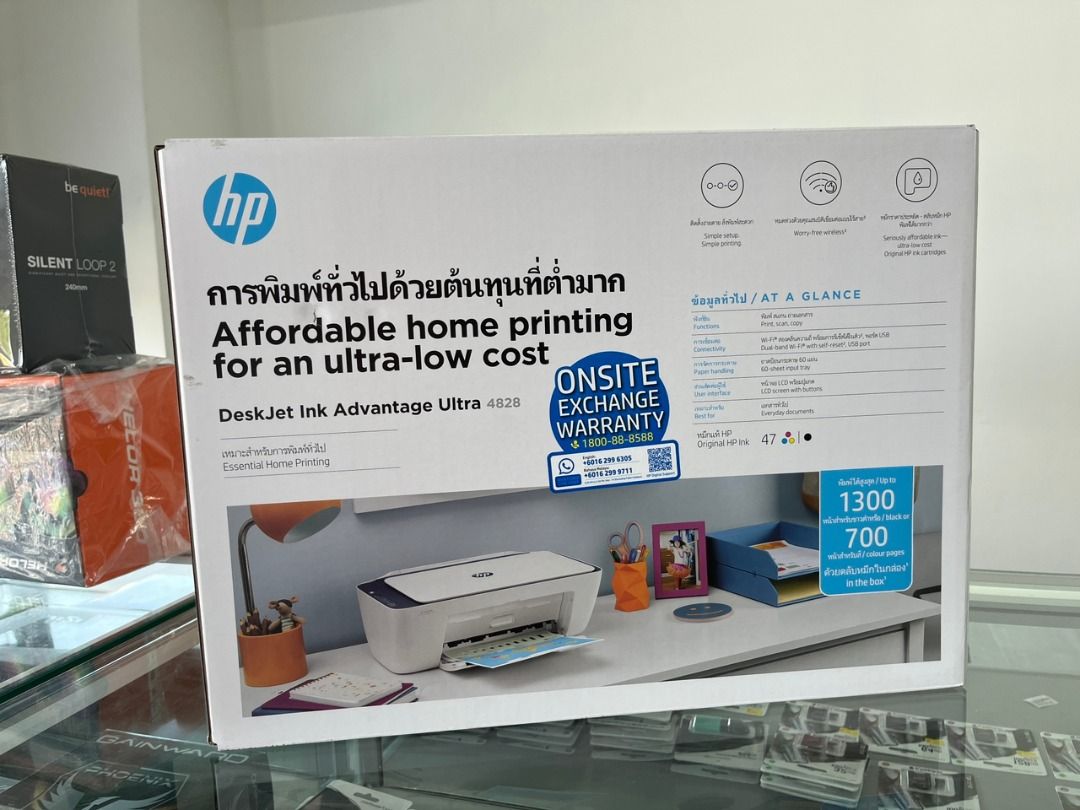 HP DeskJet Ink Advantage Ultra 4828 Printer Wireless (New), Computers ...