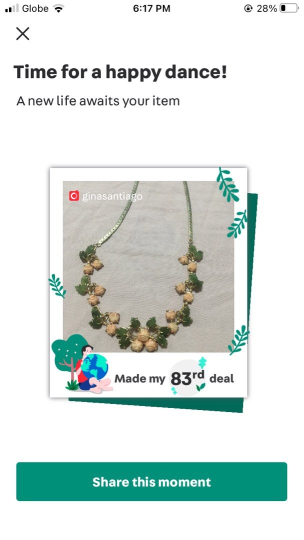 I have reached this far❗️😉 am so blessed (Category: Necklaces) located in San Pedro. Submitted by ginasantiago (Listing ID 1221002565, Image 1). Description: .