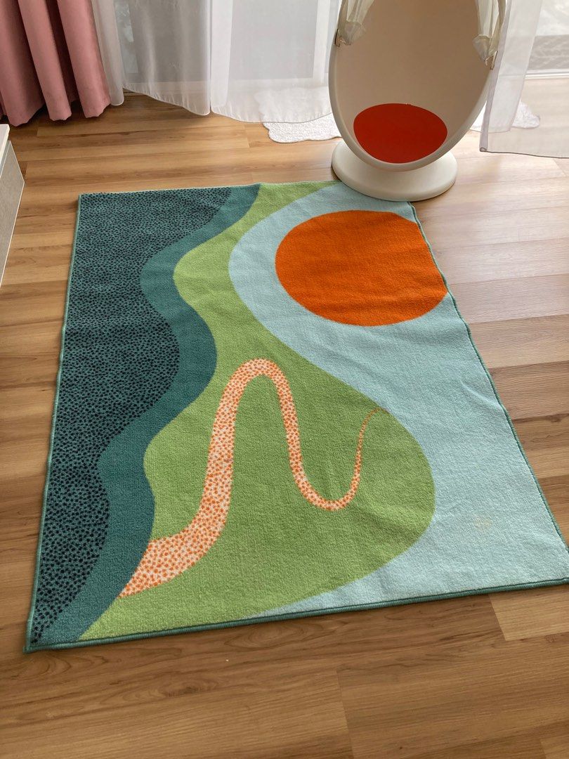 Ikea carpet/rug, Furniture & Home Living, Home Decor, Carpets, Mats