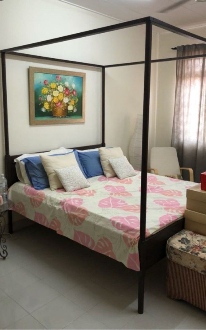 IKEA EDLAND bedframe, Furniture & Home Living, Furniture, Bed Frames