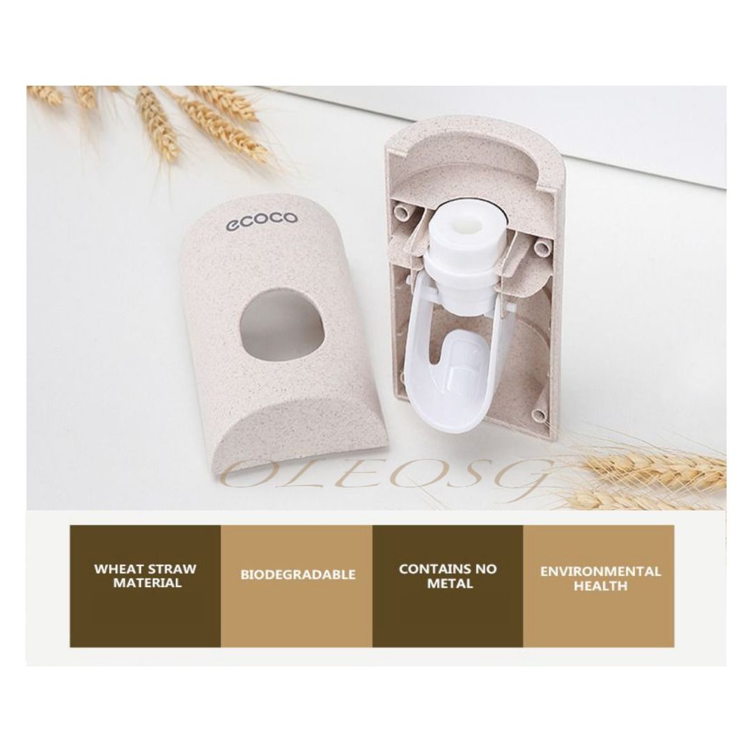 [Instock] Ecoco *No Drill* Toothpaste Automatic dispenser Convenient