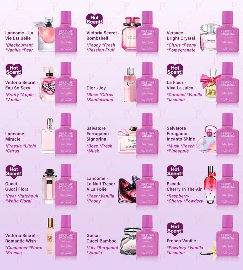 Instock Perfume Paradise MuaBellaz, Beauty & Personal Care, Fragrance ...