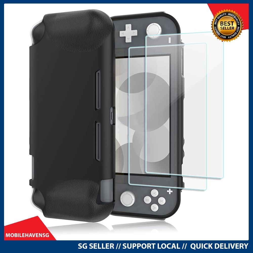 instock ProCase Nintendo Switch Lite Rubber Case Slim Soft Shockproof TPU Cover Anti Scratch Protective Case for Nintendo Switch Lite 2019 with 2