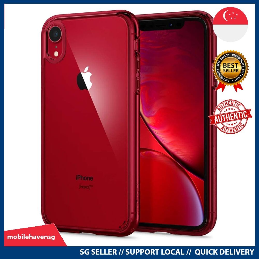 iPhone XR Case Ultra Hybrid Red