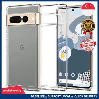 [instock] Spigen Ultra Hybrid Crystal Clear Back Cover Case Compatible with Google Pixel 7 Pro (Crystal Clear | TPU+PC)