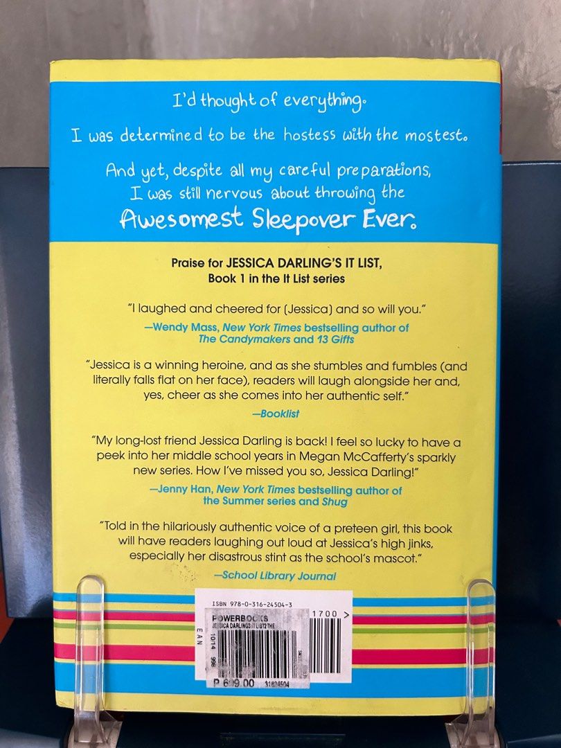 It List 2 (Category: Storybooks) located in Quezon City. Submitted by mythingsforless (Listing ID 1220980096, Image 3). Description: It List 2 by Megan McCafferty Hardbound Orig. Price: P699 Sf c/o buyer via Lalamove/Grab Payment thru GCASH.