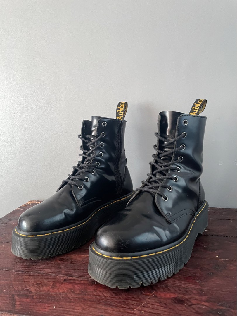 jadon smooth leather platform boots sale