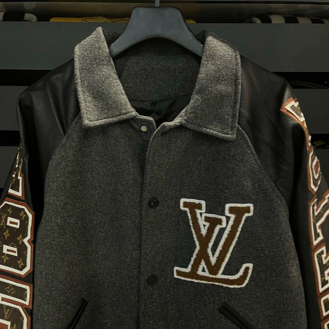 Louis Vuitton Varsity Jacket  Jaket, Model pakaian, Pakaian