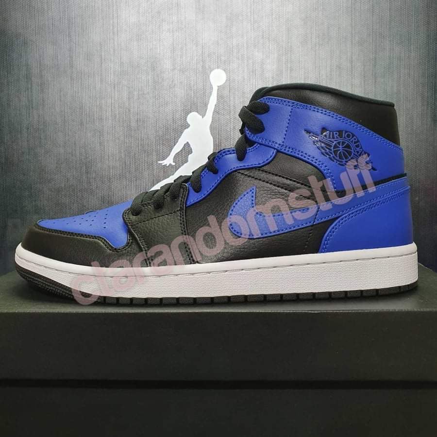 Jordan 1 Midcut Hyper Royal (Blue) Jordan 1 Midcut Monarch on Carousell