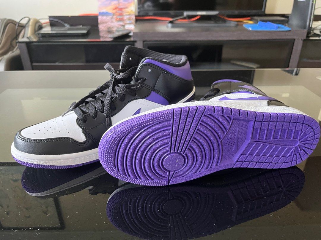 Purple air clearance jordan 1 mid