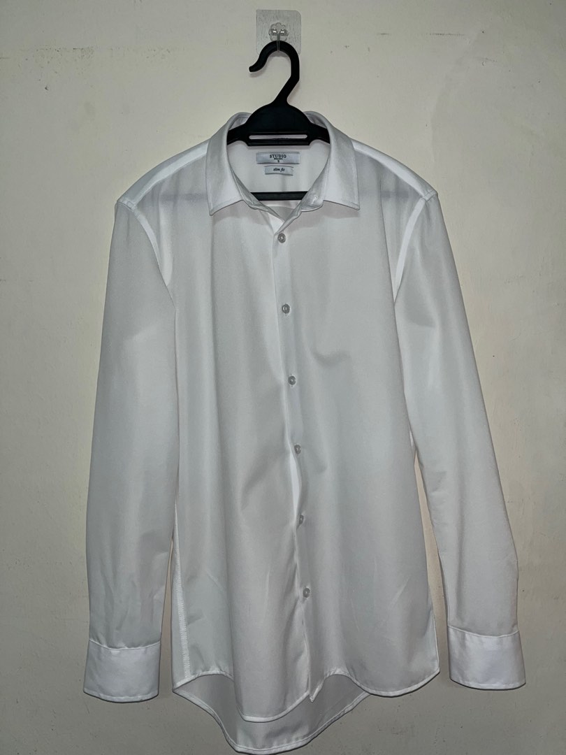 Kameja Putih, Men's Fashion, Tops & Sets, Formal Shirts on Carousell