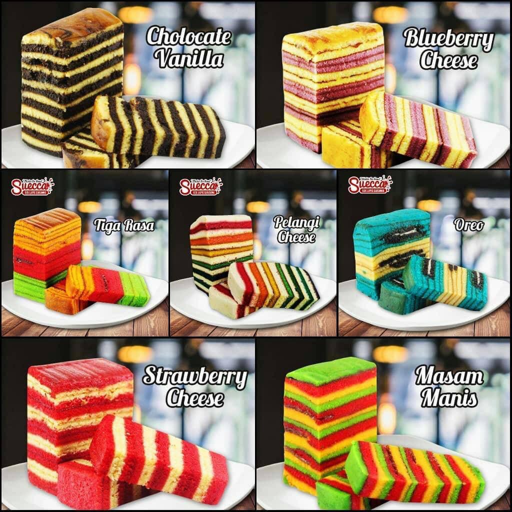 Kek Batik Triple Layer - Kuali