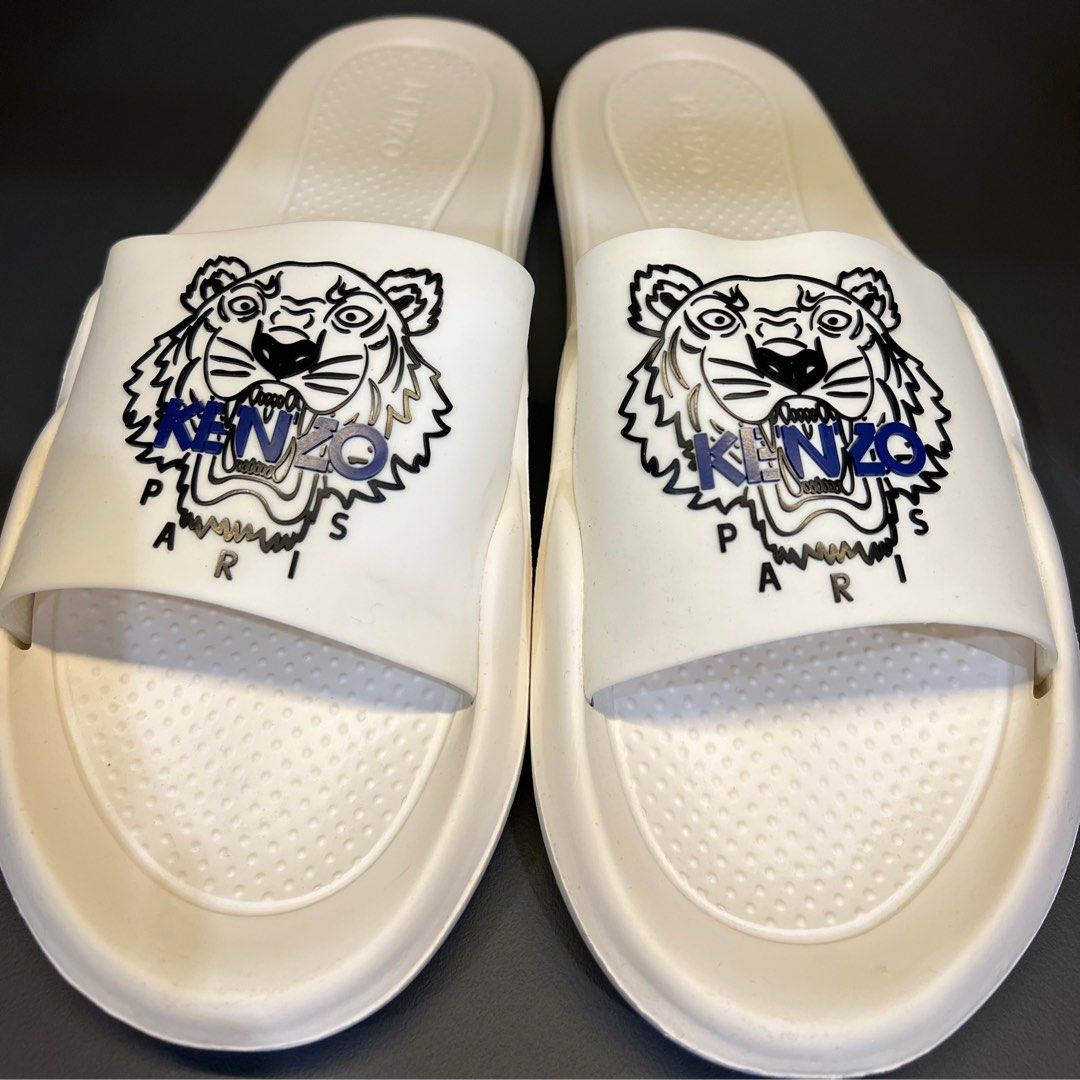 Kenzo Pool Sandals White