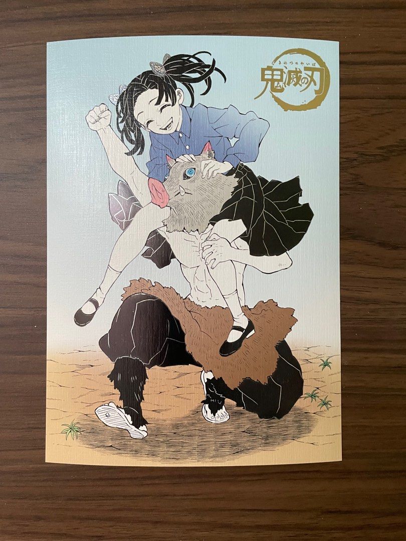Kimetsu no Yaiba Demon Slayer Gotoge Exhibition Ilustration Board