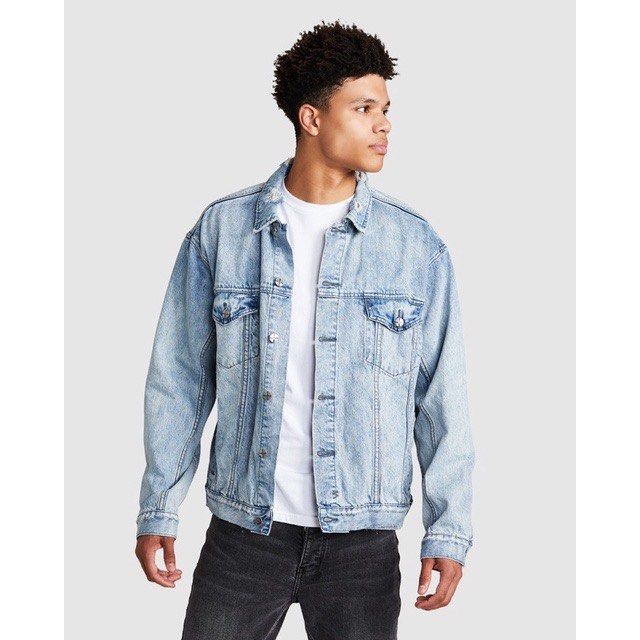 Ksubi oversized denim jacket hotsell