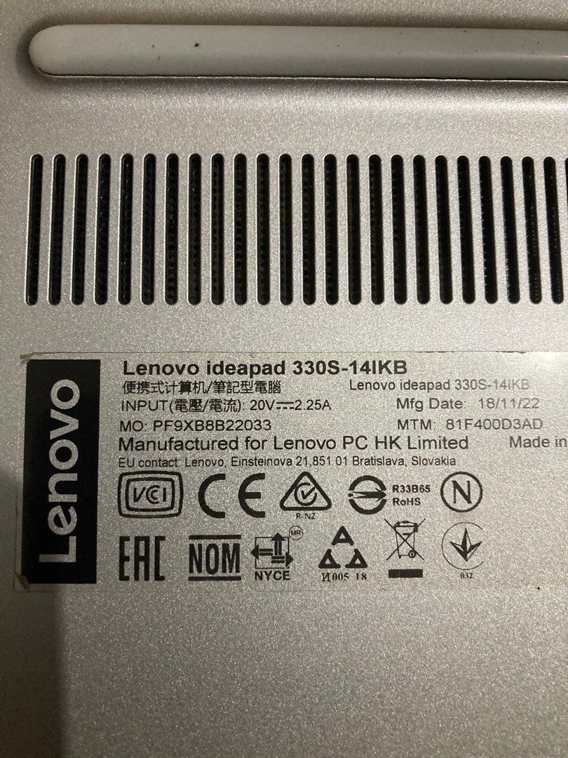 LENOVO i5 8th Gen (broken), Computers & Tech, Laptops & Notebooks on  Carousell