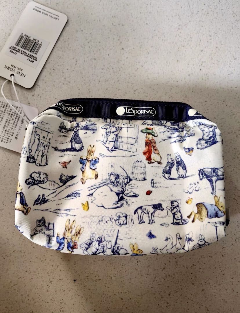LeSportsac X Peter Rabbit square pouch Women s Fashion Bags
