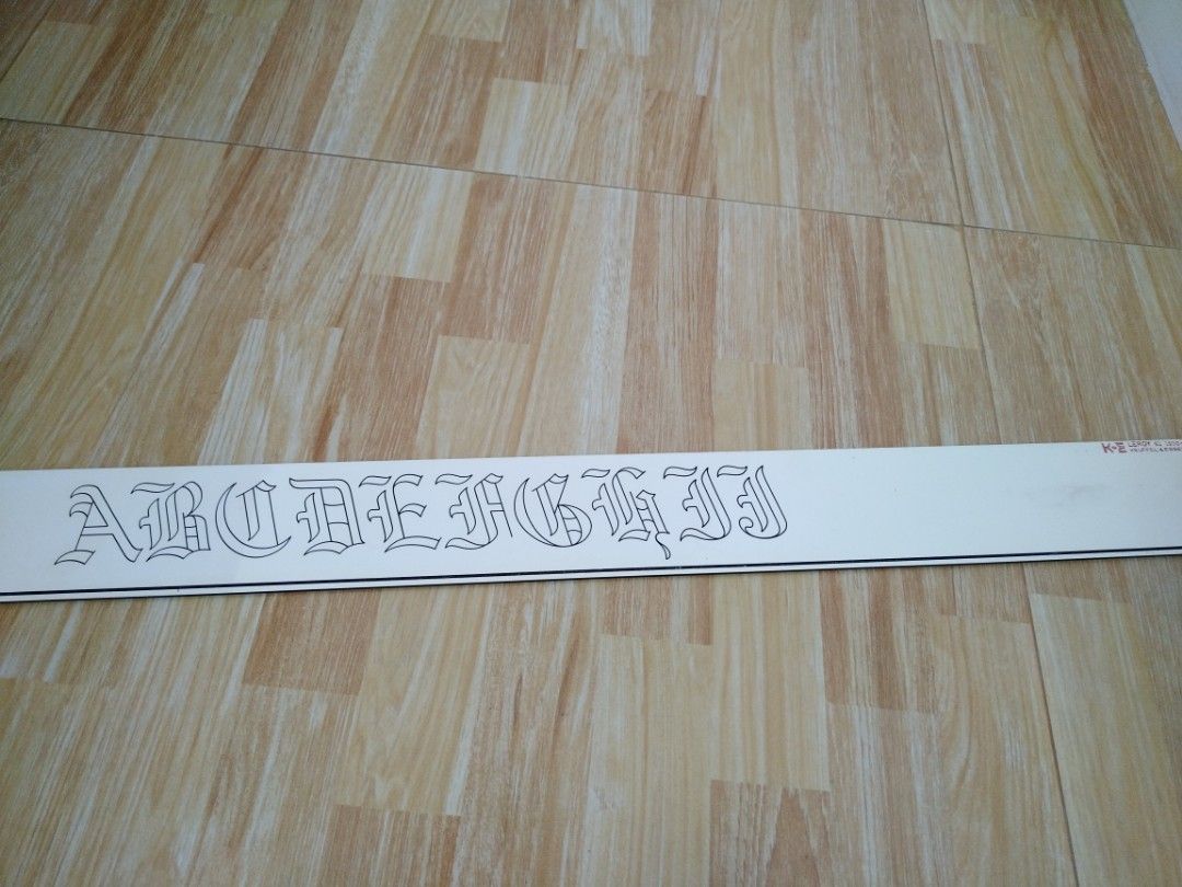 lettering guide, Hobbies & Toys, Stationary & Craft, Craft Supplies