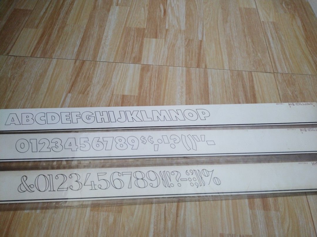 lettering guide, Hobbies & Toys, Stationary & Craft, Craft Supplies
