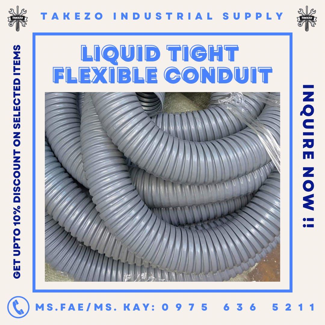 Liquid Tight Flexible Conduit, Commercial & Industrial, Industrial