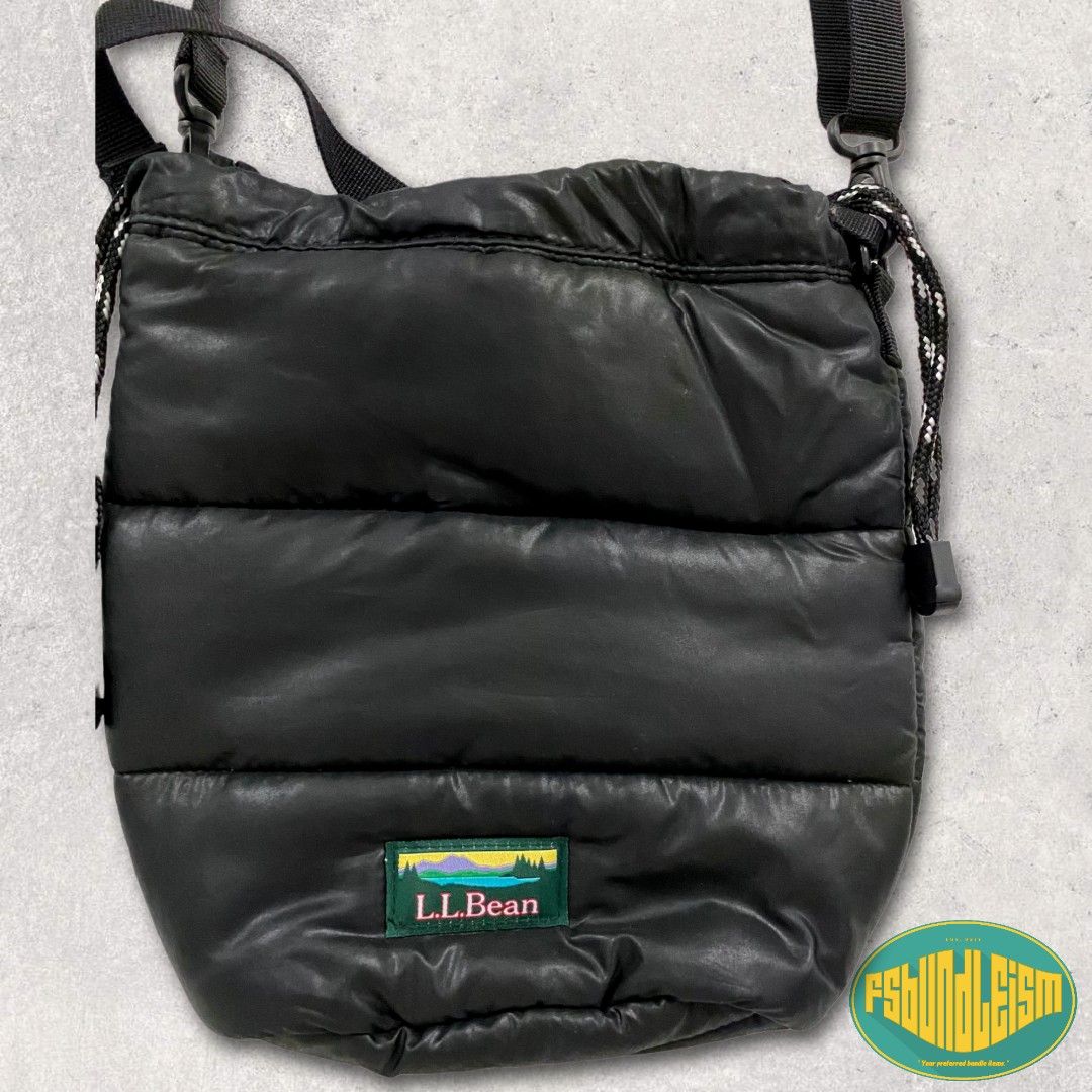 Ll bean leather sling clearance bag