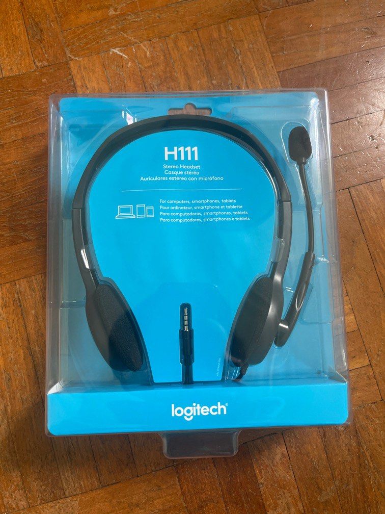 Logitech H111 Stereo Headset, Audio, Headphones & Headsets on Carousell