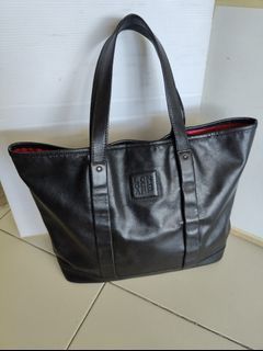 Long champ leather bag